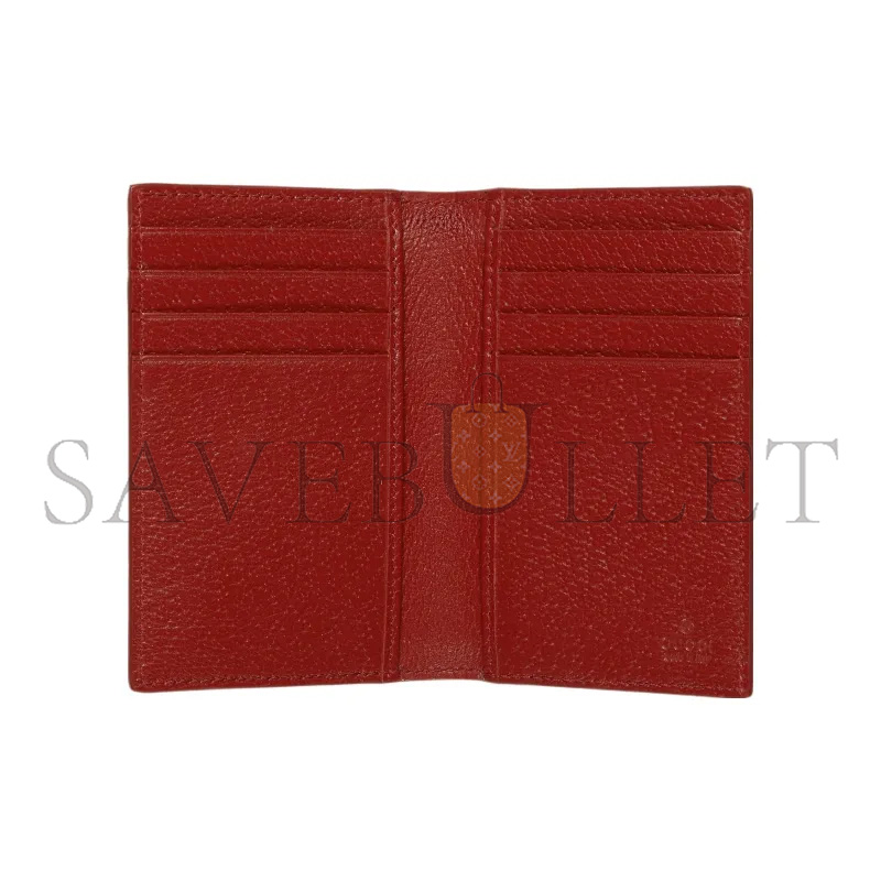 Gvc*1 red interior gg long card case 768249 (15*12cm)